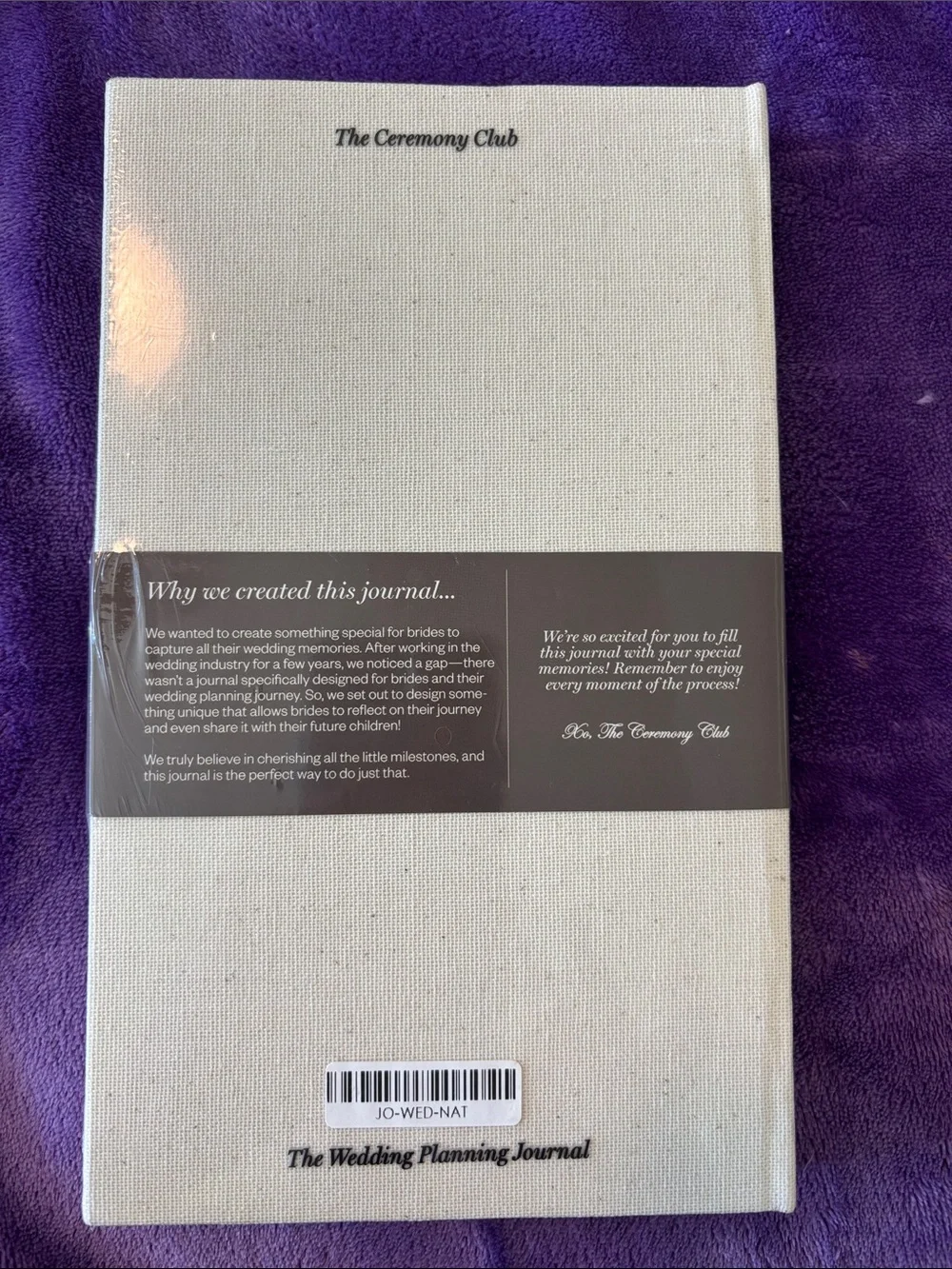 the cermony club hardcover wedding